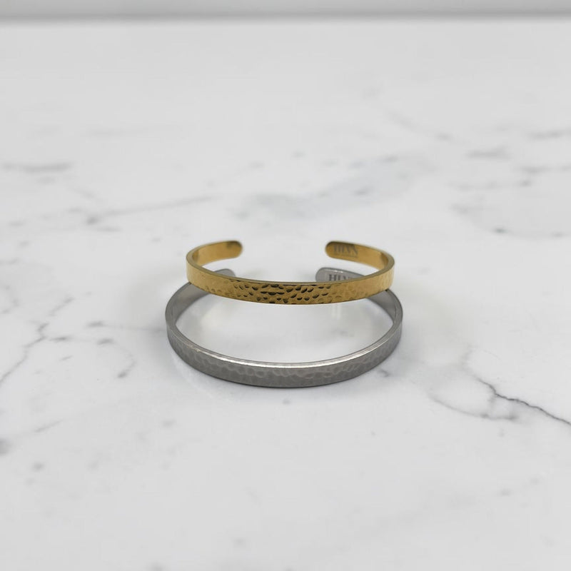 RIDGE minimalist waterproof open bangle — HLVN